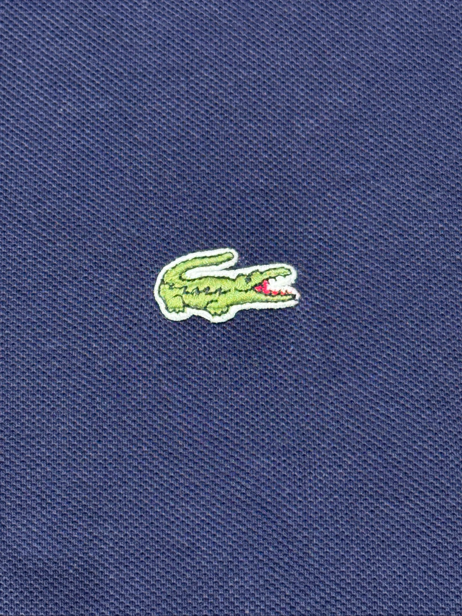 Lacoste Vintage Polo Shirt Made In France Navy Blue Size 4 – photo 5